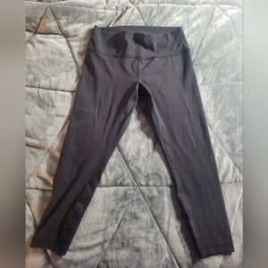 Black Lululemon Leggings Size 14